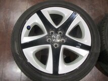 中古★トヨタ純正50系プリウス用17インチ タイヤホイール4本セット★215/45R17★7J/+50/5穴/100★Sツーリング★純正ナット付★ウィッシュ等_画像2