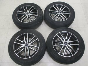 中古★ホットスタッフLaffite SK-10R 14インチ アルミホイール＆タイヤ4本セット★175/65R14★5.5J 100 4穴 +38★アクア/フィット/ノート等