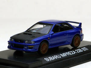 1/64 ガリバー スバル インプレッサ22B-STi [E-GC8改] 青/黒 チューナーバージョン CARISMA 64005