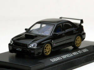 1/64 ガリバー スバル インプレッサWRX Sti [GDB中期] 黒 AUTOROZZA 64010