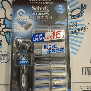 Schick(シック) 5枚刃 ハイドロ5 カスタム 本体+替刃16入