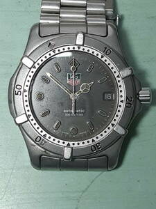  Junk TAG Heuer self-winding watch black face 200M waterproof SS sapphire crystal glass original breath 