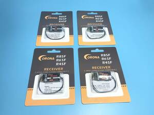 【新年セール】 CORONA R6SF 6CH S.BUS 受信機 4個セット 2.4G Futaba FHSS/S-FHSS互換 【6K 6J 8J 10J 14SG 16SZ 18SZ 18M等対応】 @01