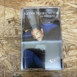 シ HIPHOP,R&B KEITH WASHINGTON - YOU MAKE IT EASY アルバム TAPE 中古品