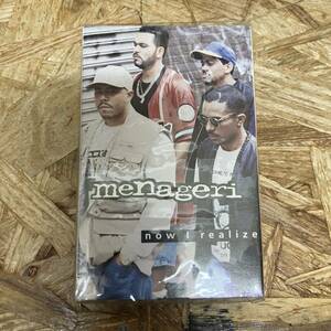 イ HIPHOP,R&B MENAGERI - NOW I REALIZE シングル TAPE 中古品