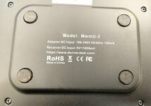 Moukey ムーキー ワイヤレス マイクロホン 充電式 MwmU-2 UHF カラオケ パーティー ステージ 戸外結婚式 ワイヤレス マイク USB 電池_画像9