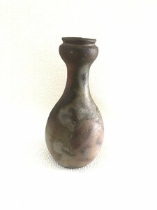 ★骨董★ 窯印 備前焼 花瓶 壺 つぼ 桂又三郎作 アンティーク 花器　高さ23cm