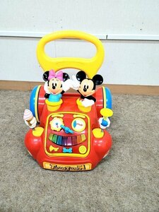 ミッキーマウス 子供押し車 歩行器 トゥーンタウンあっちこっちウォーカー ides 子ども 伝い歩き 成長 ベビー お子様の歩き出しに★