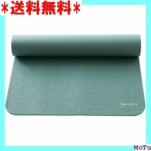 * almond green yoga mat 6mm yoga Works Yogaworks YW-A202-C143 3