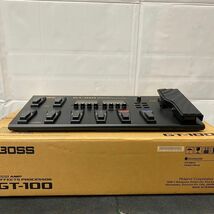 S549-C8-336 BOSS ボス マルチエフェクター GT-100/ギター用 オーディオ 音響機器 楽器/電源コード 箱付/通電OK ⑤_画像4