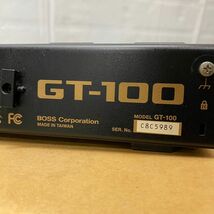 S549-C8-336 BOSS ボス マルチエフェクター GT-100/ギター用 オーディオ 音響機器 楽器/電源コード 箱付/通電OK ⑤_画像8