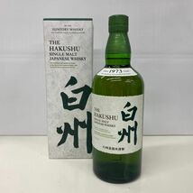 Q350-D5-438 SUNTORY サントリー THE HAKUSHU 白州 シングルモルト WHISKY ウイスキー 700ml 43% 箱付き 古酒 未開栓 ④_画像1