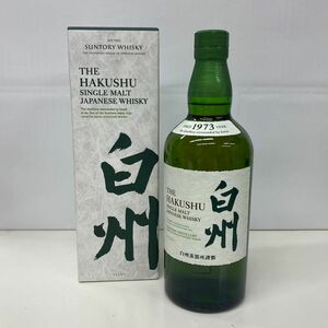 Q351-K44-3733 SUNTORY サントリー THE HAKUSHU 白州 シングルモルト WHISKY ウイスキー 700ml 43% 箱付き 古酒 未開栓 ④