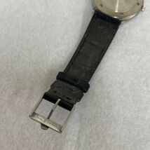 T317-O35-1543 ◎ OMEGA オメガ DEVILLE デビル automatic 自動巻き シルバー文字盤 純正ベルト ラウンド 3針 メンズ 腕時計 稼動 ④_画像8