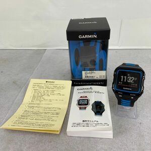 S342-C1-1132 GARMIN ガーミン ForeAthlete 920XTJ スマートウォッチ ブラック×ブルー スクエア メンズ 腕時計 説明書/箱付き 稼動 ④