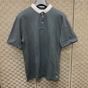 T338-K44-3785 ◎ ARMANI COLLEZIONI アルマーニコレツィオーニ ポロシャツ EU XXL/USA XLサイズ レディース ブラック 黒 ファッション ④