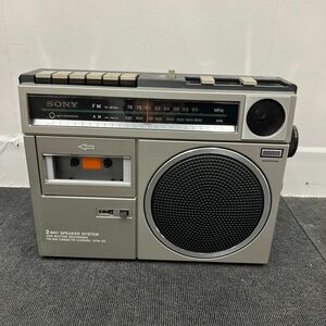 T213-O18-3107 SONY ソニー CFM-30 2バンド ラジカセ CASSETTE-CORDER 2BANDS オーディオ機器 通電OK ③