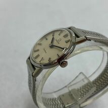 Y305-O44-912 ◎ OMEGA オメガ Geneve ジュネーブ 手巻き シルバー文字盤 ラウンド 2針 レディース 腕時計 稼働 ④_画像3