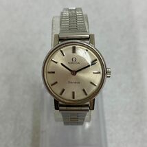 Y305-O44-912 ◎ OMEGA オメガ Geneve ジュネーブ 手巻き シルバー文字盤 ラウンド 2針 レディース 腕時計 稼働 ④_画像1