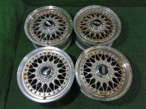 BBS RS041 15インチ 6.5 +36 4穴 PCD114.3 4本 工具付 当時物 売切!!