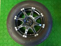 社外ホイールMKW MK-76 18×8 +43 PCD127 265/60R18 BS 夏タイヤ付 4本 売切!!_画像2