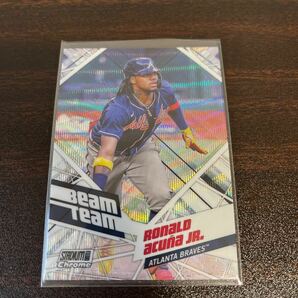 【MLB】Topps 2021 Stadium Club Chrome Ronald Acuna Jr. BEAM TEAMの画像1