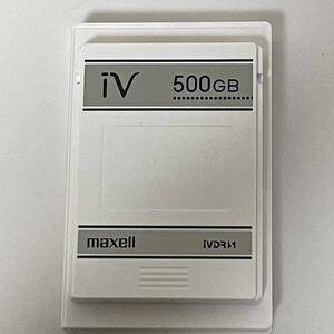 マクセル maxell iVDR-S 500GB カセットハードディスク アイヴィ ホワイト ケース付