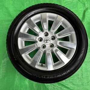 溝有り USトヨタ シエナ リミテッド 純正 アルミ 18×7J 114.3 5H US Yokohama YK740 GTX オールシーズン 235/55R18 USDM TPMS付き 車検用の画像5