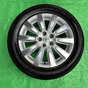 溝有り USトヨタ シエナ リミテッド 純正 アルミ 18×7J 114.3 5H US Yokohama YK740 GTX オールシーズン 235/55R18 USDM TPMS付き 車検用の画像2