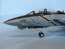 【リペイント完成品】1/144 『 GRUMMAN F-14B TOMCAT 』(VF-103) "ジョリーロジャーズ" AA-103 Final Cruise_画像9