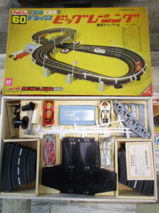  Yonezawa * solid 2 car line Deluxe big racing NO.60 *. times counter attaching present condition goods (FFKKYU