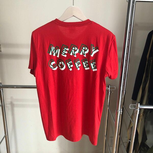 L スタバ　ホリデー　メリーコーヒー　merry coffee tシャツ