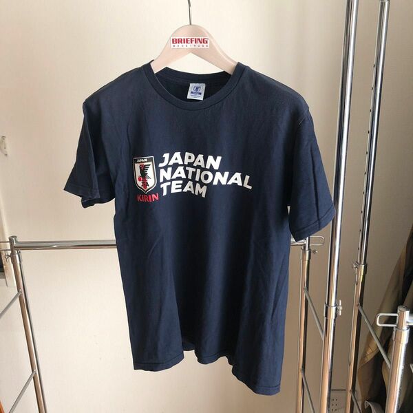 サッカー　日本　代表　ワールドカップ　tシャツ　ネイビー