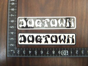 * new goods U.S. genuine article dog Town [Dogtown] import Bar Logo sticker 4" x.75" limitation * postage 230 jpy ~