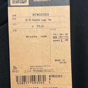 新品 ノースフェイス Tシャツ NTW32353 ブラック レディース Lの画像4