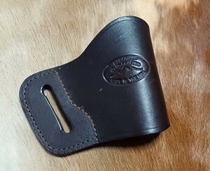 BARSONY 本革 実銃ホルスター made in USA 焦げ茶色