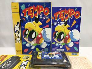 スーパー32X　テンポ　TEMPO　箱、説明書付　ハガキ付　／SEGA　セガ　メガドライブ　32X