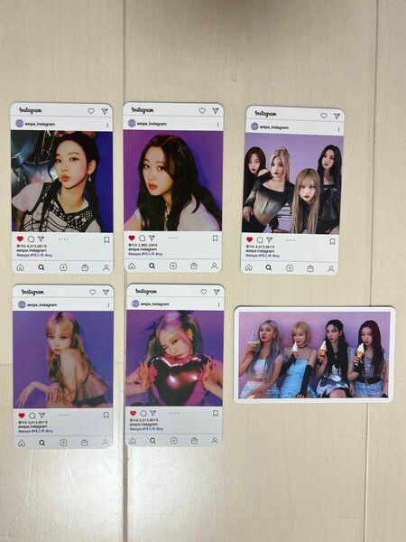 aespa photo card set 