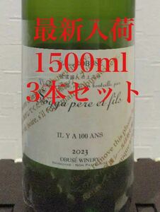 【最新入荷】 小布施ワイナリー　日本酒　イリヤソントン マグナム　1500ml 3本セット　2024年　03月製造