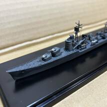 【冬月】 ウォーターライン 1/700帝国海軍駆逐艦 冬月 完成品 ケース付 『タミヤ ピットロード アオシマ』 駆逐艦秋月型 8番艦 制作途中_画像2