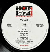 V.A. / Hot 97FM Vol. 28【12''】1996 / US / Hot 97FM / HOT0028 / 検索：333yen vinyl / Rakim / Lost Boys / Busta Rhymes _画像1
