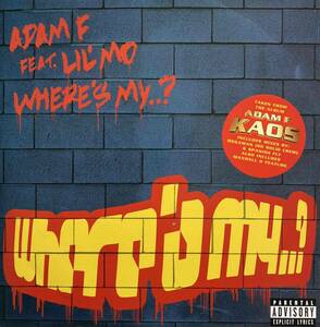 Adam F Feat. Lil' Mo / Where's My..?【12''】2002 / EU / Chrysalis / 7243 5 50423 6 1 / 検索：333yen vinyl 