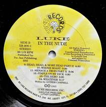 Luke / In The Nude【2LP】1993 / US / Luke Records / XR 200-1_画像5