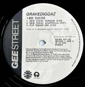 Gravediggaz / Double Suicide Pack【12''x2】1995 / US / Gee Street / 422-854 223-1