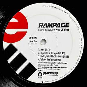 Rampage / Scouts Honor... By Way Of Blood【2LP】1997 / US / Elektra / ED 6022 / 検索：333yen vinyl / Busta Rhymesの画像2