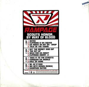 Rampage / Scouts Honor... By Way Of Blood【2LP】1997 / US / Elektra / ED 6022 / 検索：333yen vinyl / Busta Rhymes