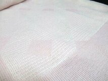 バーバリー BURBERRY ストール スローケット ショール 70×140cm(房込) ピンク ウール100% 日本製 タグ付 経年保管 未使用品 ■_画像3