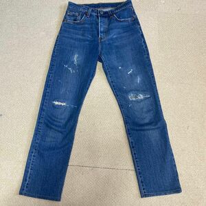 Levis501 レディース　25インチ　リメイクジーンズ