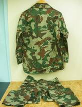 陸上自衛隊 迷彩服 4号 官給品 防衛庁 1984年製 上下セット　中古品　使用感無し_画像2