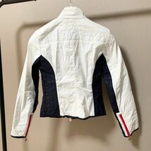 【破格最安値】MONCLER モンクレール　ブルゾンライダースジャケット　白　０_画像4